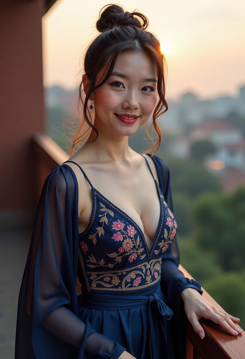 小火焰与云朵车海报